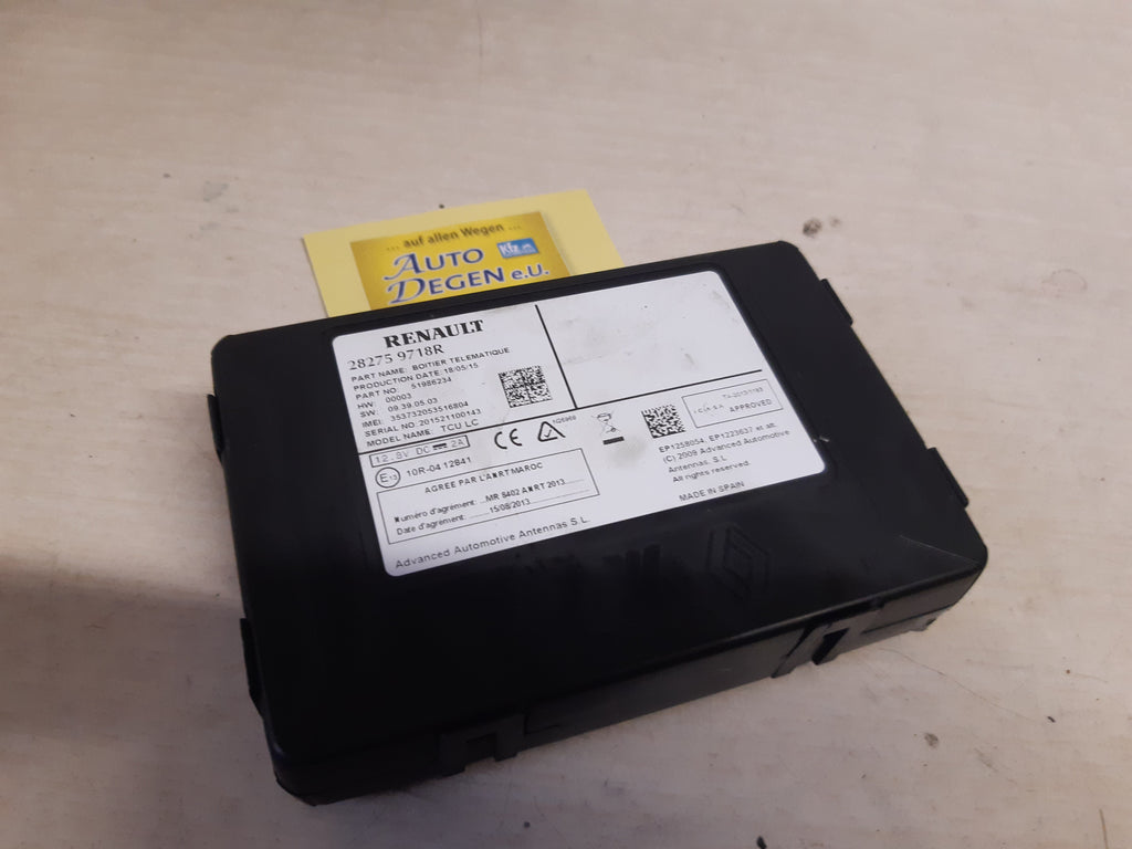 Renault Zoe Telematics control Unit